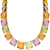 Luxenter Tosab-halsband i 18 karat gult guld
