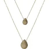 Luxenter Abelia-halsband i 18 karat gult guld