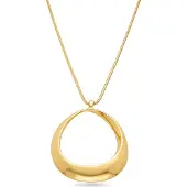 Luxenter Mei halsband i 18k gul guldfinish