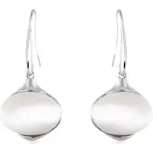 Luxenter Jelani Cat's Eye örhängen med rhodiumfinish