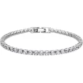 Luxenter Bracelet i Brilliant Miotal Alloy agus Zirconia Róidiam Finish - Newyn