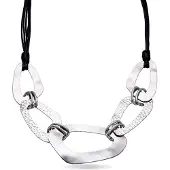 Luxenter Halsband Utbe rhodiumfinish