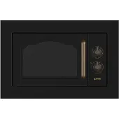 Gorenje BM235CLB, Inbyggd, Kombinationsmikrovågsugn, 23 l, 800 W, Rotations-, Svart