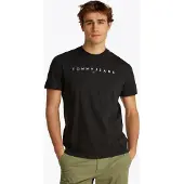 Tommy Hilfiger Reg Linear Logo T-shirt Med Korta ärmar