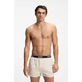 BOSS Two-pack cotton pyjama shorts