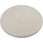 Rugsx Matta BUNNY cirkel beige IMITATION AV KANINSPEL cirkel 120 cm