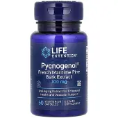 Life Extension , Pycnogenol, Fransk Maritimt Tall Bark Extrakt, 100 mg, 60 Vegetarian Capsules