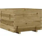 vidaXL Odlingslåda 70x70x49,5 cm impregnerat furu