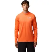 Castore Träningströja 1/4 Blixtlås AerTek All-Over Print - Orange/Grå, storlek Large