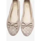 Forever & Always Nopos Läder Cap Toe Ballerina