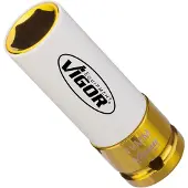 Vigor V2473 Ytter-sexkantig Kraft-hylsnyckelinsats 19 mm 1/2