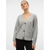 Vero Moda Kofta 'Boom' gråmelerad