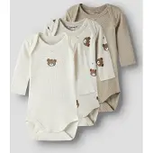 Name it Sparkdräkt/body beige / ecru / mörkbeige / brun