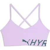 Puma Women's Purple Hyrox Strappy Pwrmode Sports Bra, Size L