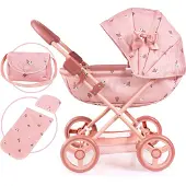 Bayer - Dolls Pram Cosy - Pink/Gold
