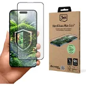 3mk Protection Härdat glas 9H 3mk HardGlass Max för Apple iPhone 15 Plus och 16 Plus