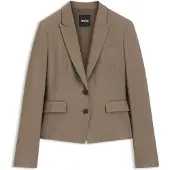 BOSS Slim-fit blazer in stretch gabardine