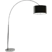 Searchlight Båglampa Mara, Förkromad / silver, Vardagsrum / matsal, Metall, Modern, Golvlampa