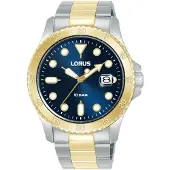 Lorus Watches Rs970dx9 42mm 10atm Quartz/analogical Klocka