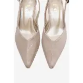 Forever & Always Dioris Läder Slingback Kitten Klack Pump