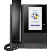 HP Poly Poly CCX 400 - För Microsoft Teams - VoIP-telefon med nummerpresentation/samtal väntar - SIP, SDP - 24 linjer - svart