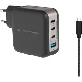 Conceptronic Althea18b Gan 100w Usb-a-och Usb-c-väggladdare