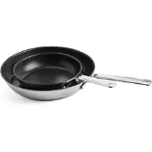 KitchenAid - Stainless Steel Sheet Frypan Set - Silver - 20 cm, 28 cm