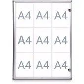 MAUL MAULextraslim, 963 x 711 x 27 mm, Aluminium, Glas, Plastik, Aluminium