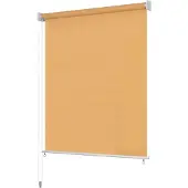 vidaXL Rullgardin utomhus 160x140 cm beige