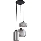 LINDBY Taklampa , Marla, dimbara, Svart, Vardagsrum, Glas, Modern