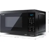 Sharp Yc-ms02eb 20l Mikrovågsugn