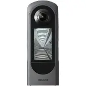 Ricoh THETA X (2023) - 360 grader videokamera - 5.7K / 30 fps - 48.0 MP - blixt 46 GB - flashkort - Wi-Fi, Bluetooth
