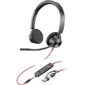 HP Poly 3325 Usb-c +3.5+usb-c/a Voip-hörlurar