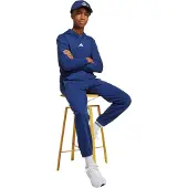 Adidas Sweatpants - J SL FL PT 225 - Dkblue/Vit - - 12 år (152) - Sweatpants