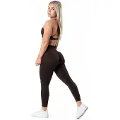 Relode Aura Seamless Scrunch Tights - Espresso brown