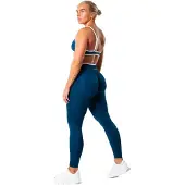 Relode Hybrid Contrast Tights - Blue