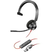 Poly Bw 3310 Mono-m Usb-c +usb-c/a Voip-hörlurar