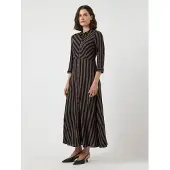 Y.A.S Savanna Long Shirt Långklänning Med 3/4 ärm