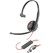 Poly 3210 Usb-c +usb-c/a Voip-hörlurar