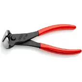 Knipex 68 01 180, Ändavbitartång, 4 mm, Stål, Plast, Röd, 180 mm