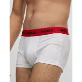HUGO Boxershorts beige / röd / svart