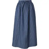 Lollys Laundry Kjol 'Akane' marinblå / vit