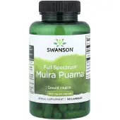 Swanson Health , Full Spektrum, Muira Puama, 400 mg, 90 Kapslar