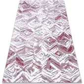 Rugsx Matta ACRYLIC DIZAYN 121 light grå / light rosa 160x230 cm