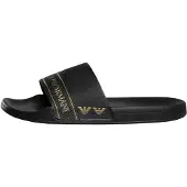 EA7 unisex. 7X000110_AF15128 Flip-flops Tape Slide svart (39), Karta, Ingen, Strandkläder, PVC