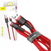 Baseus Cafule USB blixtkabel 2,4A 0,5m (Röd)