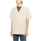 Emporio Armani herr baddräkt med signaturmönster