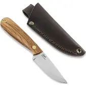 Brisa Necker 70 Scandi halskniv, Olive wood