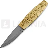 Nordic Knife Design Korpi 85 kniv, curly birch