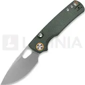 Vosteed Porcupine - Stonewash - Micarta fällkniv, grön